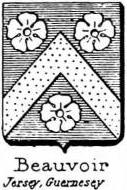 Beauvoir Coat of Arms / Family Crest 1