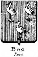 Bec Coat of Arms / Family Crest 2