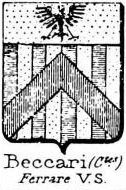 Beccari Coat of Arms / Family Crest 3