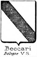 Beccari Coat of Arms / Family Crest 1