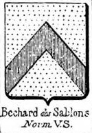Bechard Coat of Arms / Family Crest 1