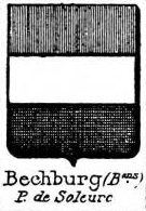 Bechburg Coat of Arms / Family Crest 2