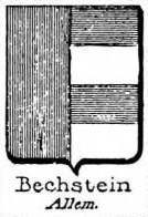 Bechstein Coat of Arms / Family Crest 1