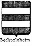 Bechtolsheim Coat of Arms / Family Crest 1