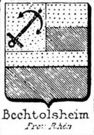 Bechtolsheim Coat of Arms / Family Crest 0