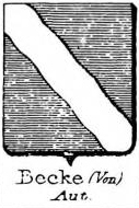 Becke Coat of Arms / Family Crest 5