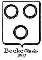 Becke Coat of Arms / Family Crest 6
