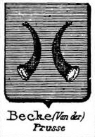 Becke Coat of Arms / Family Crest 7
