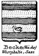 Becke Coat of Arms / Family Crest 8