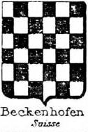 Beckenhofen Coat of Arms / Family Crest 0