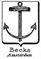 Becks Coat of Arms / Family Crest 0