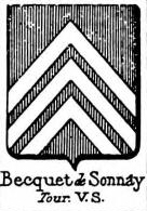 Becquet Coat of Arms / Family Crest 4