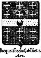 Becquet Coat of Arms / Family Crest 6