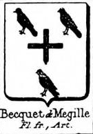 Becquet Coat of Arms / Family Crest 8