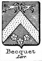 Becquet Coat of Arms / Family Crest 2