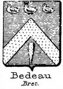 Bedeau Coat of Arms / Family Crest 0