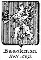 Beeckman Coat of Arms / Family Crest 4
