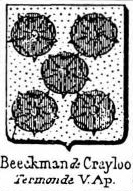 Beeckman Coat of Arms / Family Crest 5