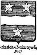 Beekestein Coat of Arms / Family Crest 0