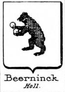 Beerninck Coat of Arms / Family Crest 0