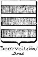 Beervelt Coat of Arms / Family Crest 0