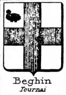 Beghin Coat of Arms / Family Crest 0