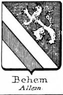 Behem Coat of Arms / Family Crest 5