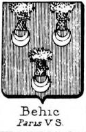 Behic Coat of Arms / Family Crest 0