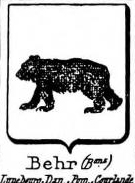 Behr Coat of Arms / Family Crest 10