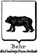 Behr Coat of Arms / Family Crest 12