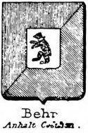 Behr Coat of Arms / Family Crest 13