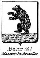 Behr Coat of Arms / Family Crest 16