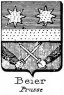 Beier Coat of Arms / Family Crest 1