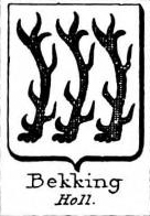 Bekking Coat of Arms / Family Crest 0