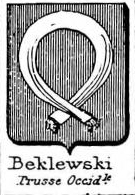 Beklewski Coat of Arms / Family Crest 0
