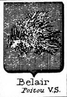 Belair Coat of Arms / Family Crest 0