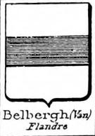 Belbergh Coat of Arms / Family Crest 0