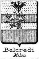 Belcredi Coat of Arms / Family Crest 1