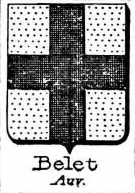 Belet Coat of Arms / Family Crest 3