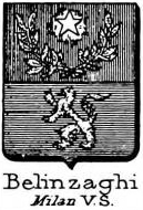 Belinzaghi Coat of Arms / Family Crest 2