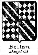 Bellan Coat of Arms / Family Crest 1