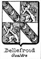 Bellefroid Coat of Arms / Family Crest 0