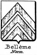Belleme Coat of Arms / Family Crest 0