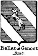 Bellet Coat of Arms / Family Crest 6