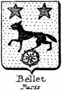 Bellet Coat of Arms / Family Crest 4