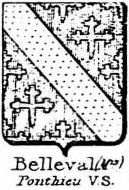 Belleval Coat of Arms / Family Crest 1