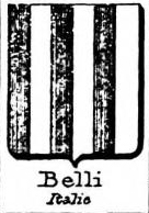 Belli Coat of Arms / Family Crest 13