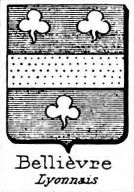 Bellievre Coat of Arms / Family Crest 0