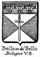 Bello Coat of Arms / Family Crest 1