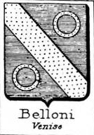 Belloni Coat of Arms / Family Crest 1